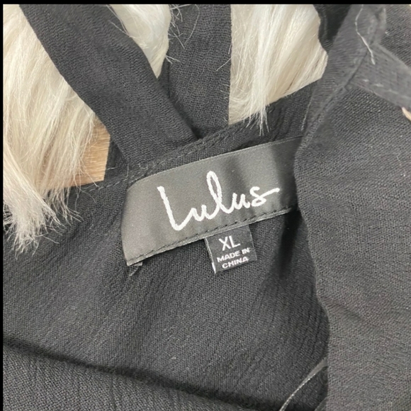 Black Ruffle Dress - Picture 3 of 3